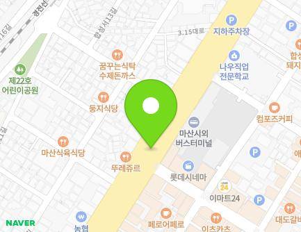 B758 3·15-daero, Masanhoewon-gu, Changwon-si, Gyeongsangnam-do, Republic of Korea Map