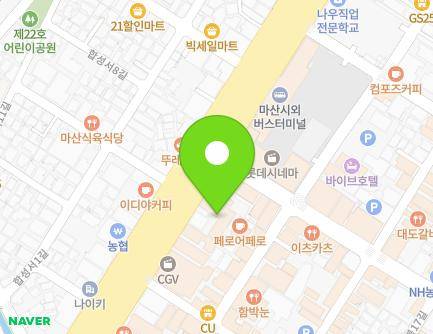 742-1 3·15-daero, Masanhoewon-gu, Changwon-si, Gyeongsangnam-do, Republic of Korea Map
