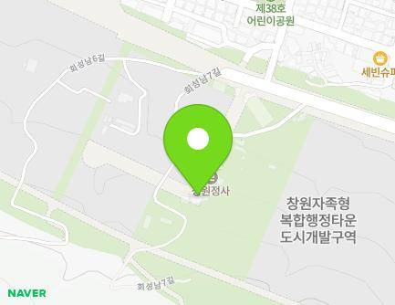 127-53 Hoeseongnam 8-gil, Masanhoewon-gu, Changwon-si, Gyeongsangnam-do, Republic of Korea Map