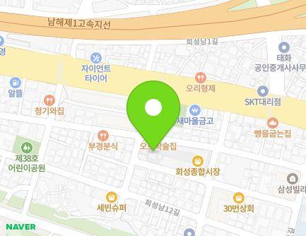 54 Hoeseongsijang 2-gil, Masanhoewon-gu, Changwon-si, Gyeongsangnam-do, Republic of Korea Map