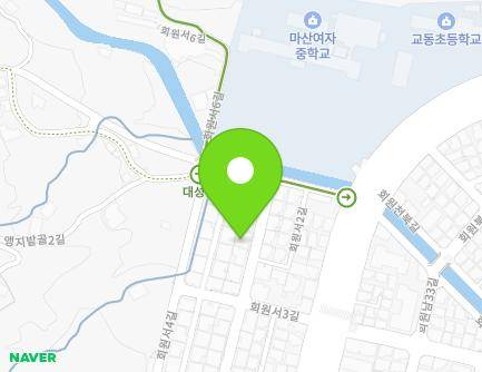 13-3 Hoewonseo 2-gil, Masanhoewon-gu, Changwon-si, Gyeongsangnam-do, Republic of Korea Map