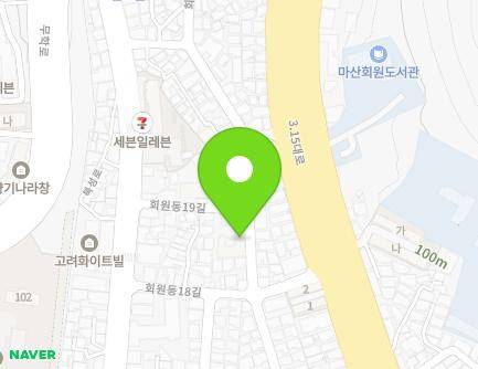 16 Hoewondong 19-gil, Masanhoewon-gu, Changwon-si, Gyeongsangnam-do, Republic of Korea Map