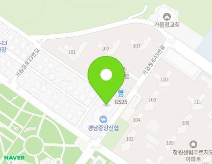 10-36 Gaeumjeong-ro 23beon-gil, Seongsan-gu, Changwon-si, Gyeongsangnam-do, Republic of Korea Map