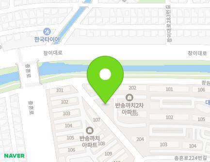 258 Changwoncheon-ro, Seongsan-gu, Changwon-si, Gyeongsangnam-do, Republic of Korea Map