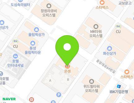 78 Jungang-daero, Seongsan-gu, Changwon-si, Gyeongsangnam-do, Republic of Korea Map