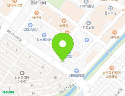 21 Sangnam-ro 58beon-gil, Seongsan-gu, Changwon-si, Gyeongsangnam-do, Republic of Korea Map