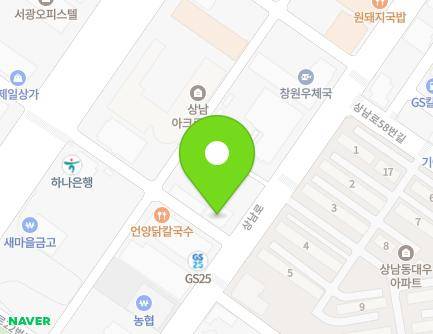 49 Sangnam-ro, Seongsan-gu, Changwon-si, Gyeongsangnam-do, Republic of Korea Map