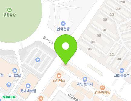 646 Woni-daero, Seongsan-gu, Changwon-si, Gyeongsangnam-do, Republic of Korea Map