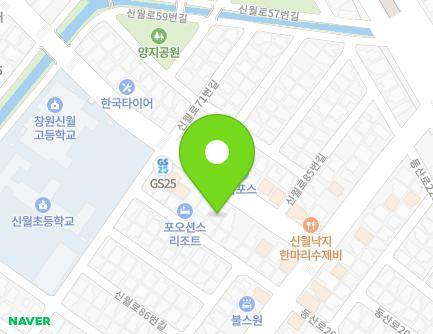 82 Sinwol-ro, Seongsan-gu, Changwon-si, Gyeongsangnam-do, Republic of Korea Map