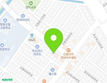 84 Sinwol-ro, Seongsan-gu, Changwon-si, Gyeongsangnam-do, Republic of Korea Map