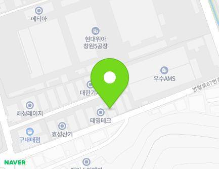61-42 Banwol-ro, Seongsan-gu, Changwon-si, Gyeongsangnam-do, Republic of Korea Map