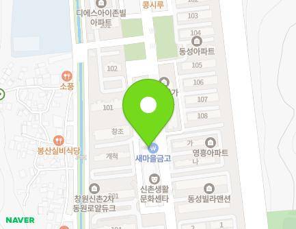 108 Sinchon-ro, Seongsan-gu, Changwon-si, Gyeongsangnam-do, Republic of Korea Map