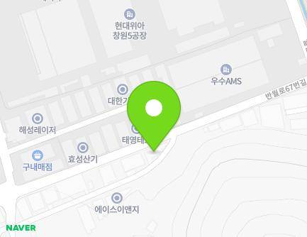 71-41 Banwol-ro, Seongsan-gu, Changwon-si, Gyeongsangnam-do, Republic of Korea Map
