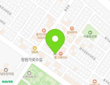 21-1 Changi-daero 460beon-gil, Seongsan-gu, Changwon-si, Gyeongsangnam-do, Republic of Korea Map