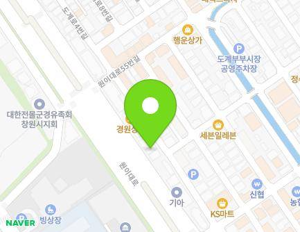 38 Dogye-ro 4beon-gil, Uichang-gu, Changwon-si, Gyeongsangnam-do, Republic of Korea Map