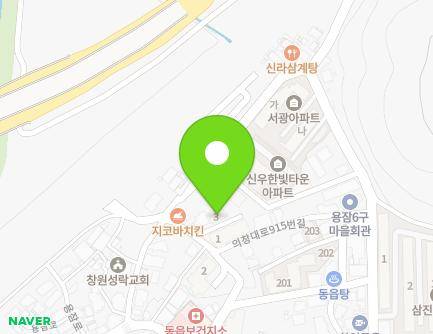 12-7 Yongjam-ro 35beon-gil, Dong-eup, Uichang-gu, Changwon-si, Gyeongsangnam-do, Republic of Korea Map