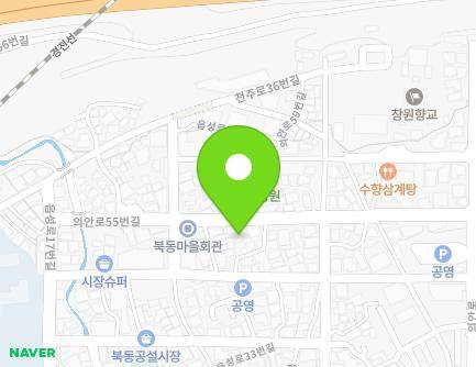19-1 Uian-ro 55beon-gil, Uichang-gu, Changwon-si, Gyeongsangnam-do, Republic of Korea Map