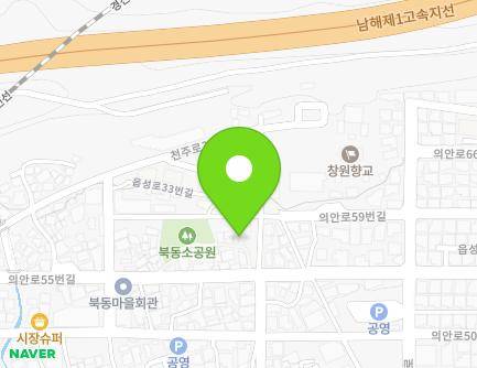 24-19 Uian-ro 55beon-gil, Uichang-gu, Changwon-si, Gyeongsangnam-do, Republic of Korea Map