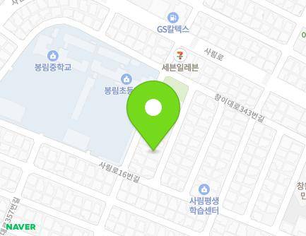 31-7 Sarim-ro 16beon-gil, Uichang-gu, Changwon-si, Gyeongsangnam-do, Republic of Korea Map