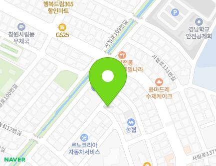 26-28 Sarim-ro 158beon-gil, Uichang-gu, Changwon-si, Gyeongsangnam-do, Republic of Korea Map