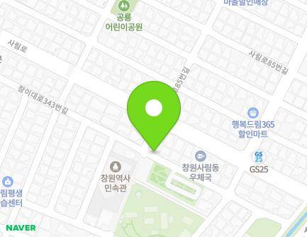 75 Changi-daero 343beon-gil, Uichang-gu, Changwon-si, Gyeongsangnam-do, Republic of Korea Map