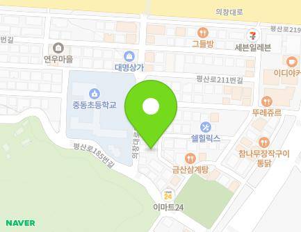 12-11 Pyeongsan-ro 195beon-gil, Uichang-gu, Changwon-si, Gyeongsangnam-do, Republic of Korea Map