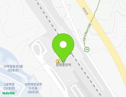 381 Sangnam-ro, Uichang-gu, Changwon-si, Gyeongsangnam-do, Republic of Korea Map