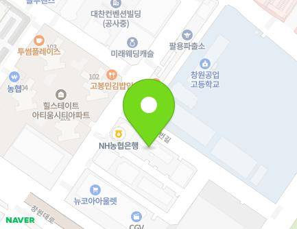12-13 Changwon-daero 397beon-gil, Uichang-gu, Changwon-si, Gyeongsangnam-do, Republic of Korea Map