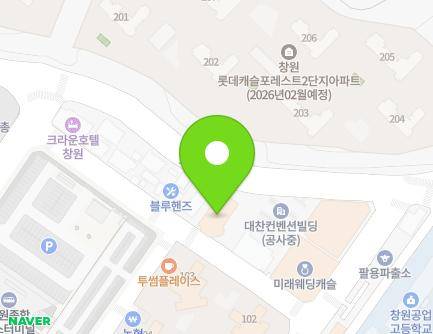 22-41 Changwon-daero 363beon-gil, Uichang-gu, Changwon-si, Gyeongsangnam-do, Republic of Korea Map