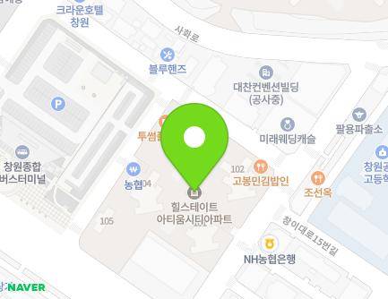 11 Changwon-daero 397beon-gil, Uichang-gu, Changwon-si, Gyeongsangnam-do, Republic of Korea Map