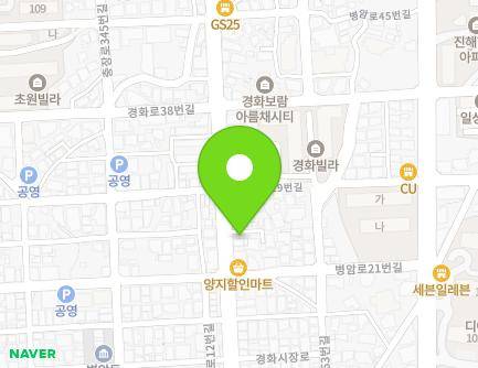 26-1 Gyeonghwasijang-ro, Jinhae-gu, Changwon-si, Gyeongsangnam-do, Republic of Korea Map