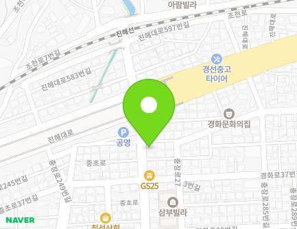 44-2 Jungcho-ro, Jinhae-gu, Changwon-si, Gyeongsangnam-do, Republic of Korea Map