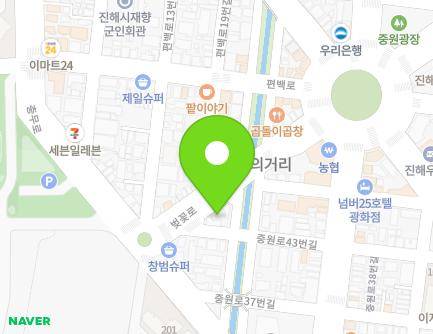 14 Jungwon-ro 43beon-gil, Jinhae-gu, Changwon-si, Gyeongsangnam-do, Republic of Korea Map