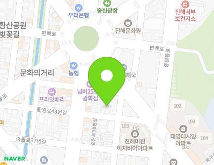5-2 Jungwon-ro 44beon-gil, Jinhae-gu, Changwon-si, Gyeongsangnam-do, Republic of Korea Map