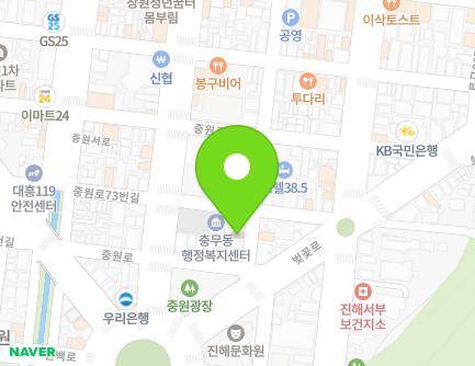 24 Chungjang-ro 82beon-gil, Jinhae-gu, Changwon-si, Gyeongsangnam-do, Republic of Korea Map