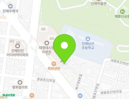 7-28 Baekgu-ro 6beon-gil, Jinhae-gu, Changwon-si, Gyeongsangnam-do, Republic of Korea Map