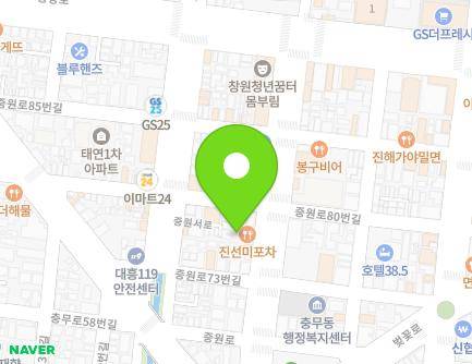 75-3 Jungwon-ro, Jinhae-gu, Changwon-si, Gyeongsangnam-do, Republic of Korea Map