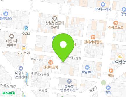 78 Jungwon-ro, Jinhae-gu, Changwon-si, Gyeongsangnam-do, Republic of Korea Map