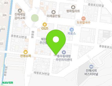 13 Taepyeong-ro 8beon-gil, Jinhae-gu, Changwon-si, Gyeongsangnam-do, Republic of Korea Map