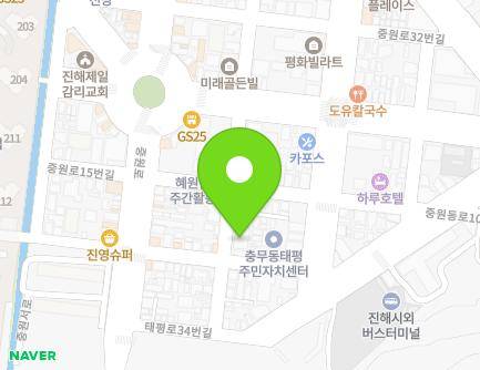 11-1 Taepyeong-ro 8beon-gil, Jinhae-gu, Changwon-si, Gyeongsangnam-do, Republic of Korea Map