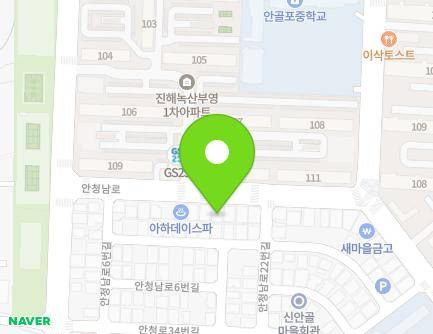 16 Ancheongnam-ro, Jinhae-gu, Changwon-si, Gyeongsangnam-do, Republic of Korea Map