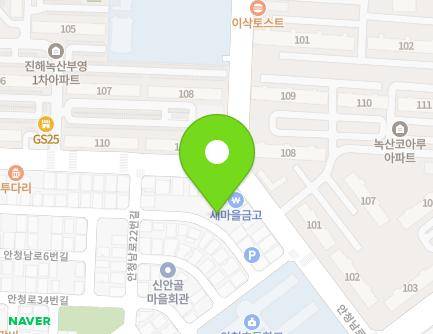 23 Ancheong-ro 42beon-gil, Jinhae-gu, Changwon-si, Gyeongsangnam-do, Republic of Korea Map