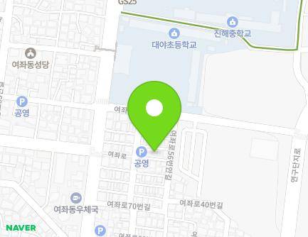 18-5 Yeojwa-ro 58beon-gil, Jinhae-gu, Changwon-si, Gyeongsangnam-do, Republic of Korea Map