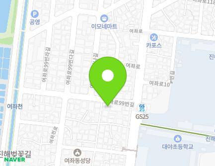 5 Yeojwa-ro 99beon-gil, Jinhae-gu, Changwon-si, Gyeongsangnam-do, Republic of Korea Map