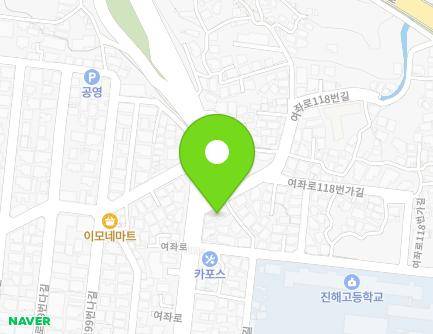 5-9 Yeojwa-ro 114beon-gil, Jinhae-gu, Changwon-si, Gyeongsangnam-do, Republic of Korea Map