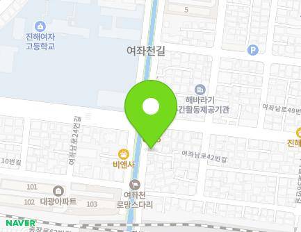 22 Yeojwacheon-ro, Jinhae-gu, Changwon-si, Gyeongsangnam-do, Republic of Korea Map
