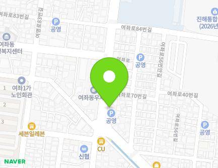 68 Yeojwa-ro, Jinhae-gu, Changwon-si, Gyeongsangnam-do, Republic of Korea Map