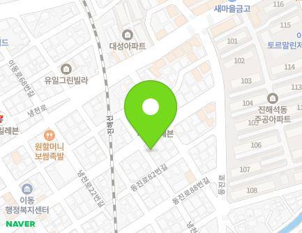 7 Naengcheon-ro 30beon-gil, Jinhae-gu, Changwon-si, Gyeongsangnam-do, Republic of Korea Map