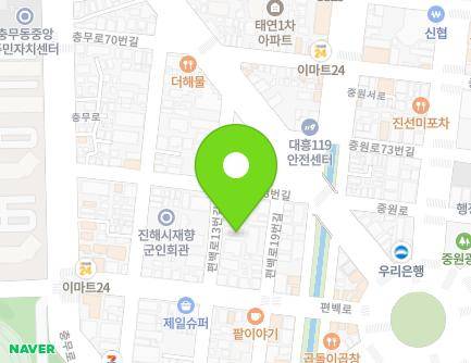 6 Pyeonbaek-ro 13beon-gil, Jinhae-gu, Changwon-si, Gyeongsangnam-do, Republic of Korea Map
