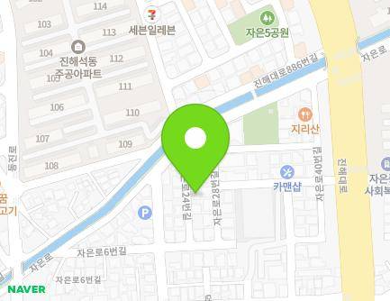 5-1 Jaeun-ro 24beon-gil, Jinhae-gu, Changwon-si, Gyeongsangnam-do, Republic of Korea Map